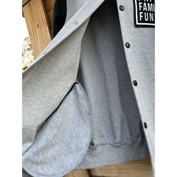 Faith Family Funds Men's Medium Varsity Style Jacket The F. Life Brand - Picture 7 of 10